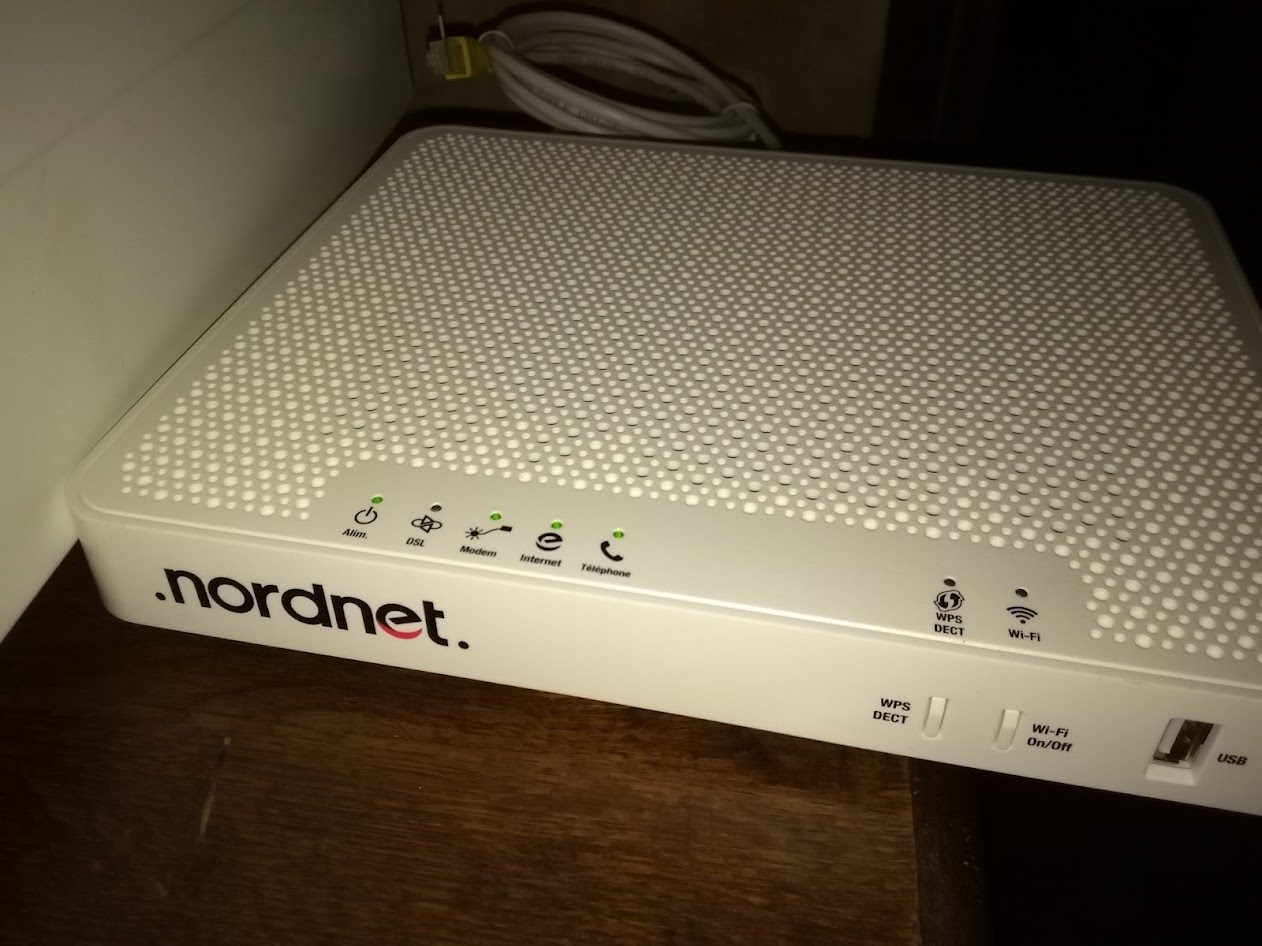 Configuration d'une box internet par CF31